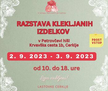 RAZSTAVA KLEKLJANIH IZDELKOV