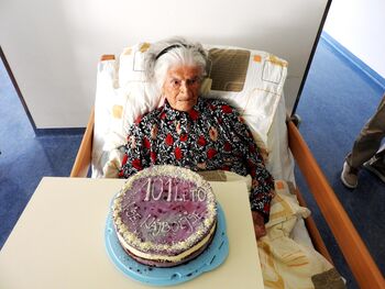 Angela Brankovič v Domu Taber praznovala 101. rojstni dan