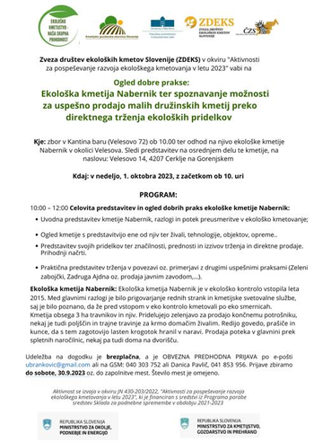 Ogled dobre prakse - EKO kmetija NABERNIK