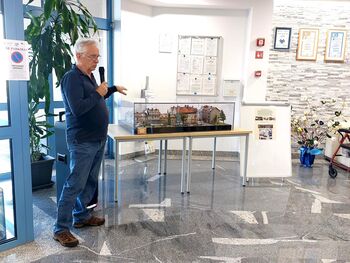 Predstavitev Stare avtobusne postaje Kranj stanovalcem Doma Taber