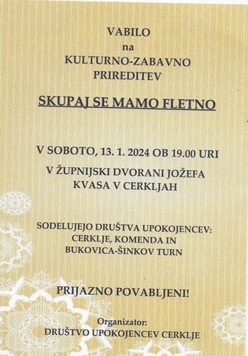 SKUPAJ SE IMAMO FLETNO