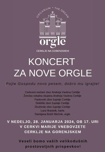 Koncert za nove orgle