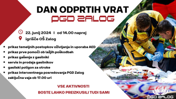 Dan odprtih vrat PGD Zalog pri Cerkljah - 22.6.2024