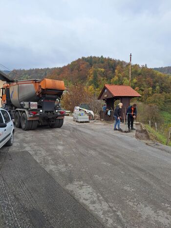 Obnova asfaltne prevleke - od Sidraža do meje z občino Kamnik