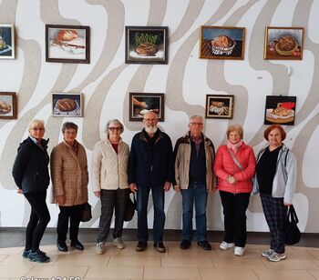 Cerkljanski likovniki razstavljajo v Supernovi v Kranju