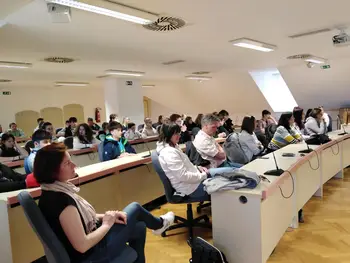 Erasmus+ - Obisk učencev iz Nemčije in Slovaške pri županu Občine Cerklje na Gorenjskem