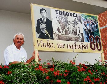Vinko Janežič - Vodja Trgovcev praznoval osemdeset let