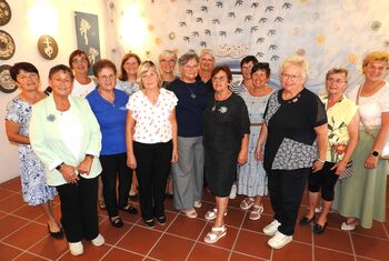 Na ogled so bile čipke po vzorcih Mire in Vide Kejžar