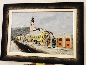 V Galeriji Petrovčeve hiše na ogled slikarska razstava Cerklje z okolico