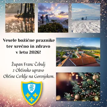Voščilo župana Občine Cerklje na Gorenjskem - SREČNO 2026!