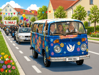 POTEK PRVOMAJSKE PARADE 2026 - zbor ob 8.45 uri