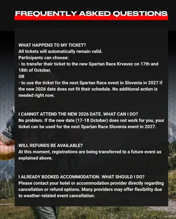 SPARTAN RACE KRVAVEC - PRESTAVLJENO na 17.-18. oktober 2026