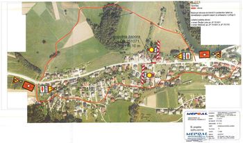 Popolna zapora lokalne ceste v Rakovniku Popolna zapora lokalne ceste v Rakovniku
