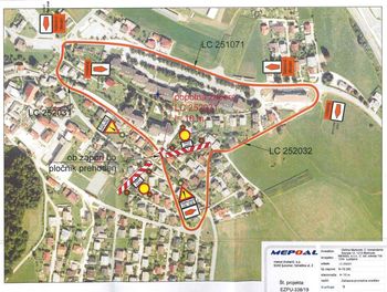 Popolna zapora Kalanove ulice Popolna zapora Kalanove ulice