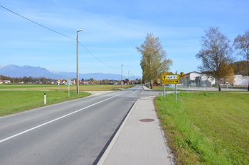 Gradnja krožišča pri osnovni šoli v Smledniku