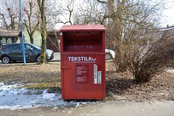 Zabojniki za zbiranje odpadnega tekstila