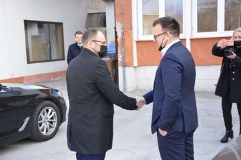 Medvode obiskal minister za infrastrukturo