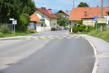 Zagotavljanje prometne varnosti na križišču Pr Štefanc