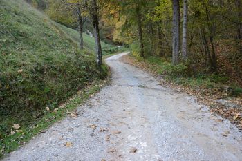 Asfaltiranje makadamskega odseka ceste v Setnici