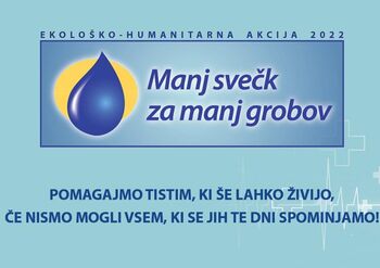 Manj svečk za manj grobov