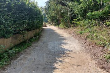 Sanacija ceste v Vikrčah