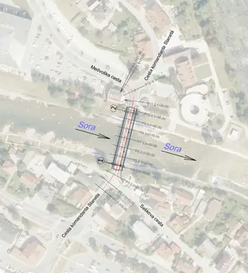 Odstranitev v poplavah poškodovanega mostu in gradnjo novega mostu čez Soro na LK 252181 Odstranitev v poplavah poškodovanega mostu in gradnjo novega mostu čez Soro na LK 252181