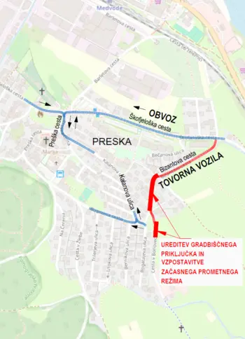 Gradimo šolsko športno igrišče v Preski