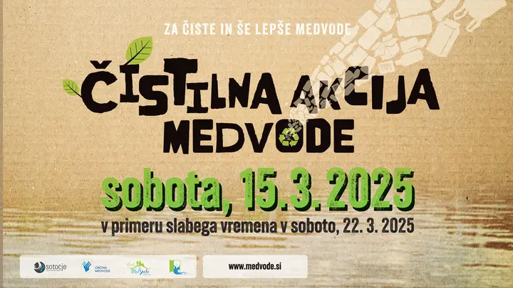 Skupaj očistimo Medvode 2025 - prestavljeno na 22. marec 2025