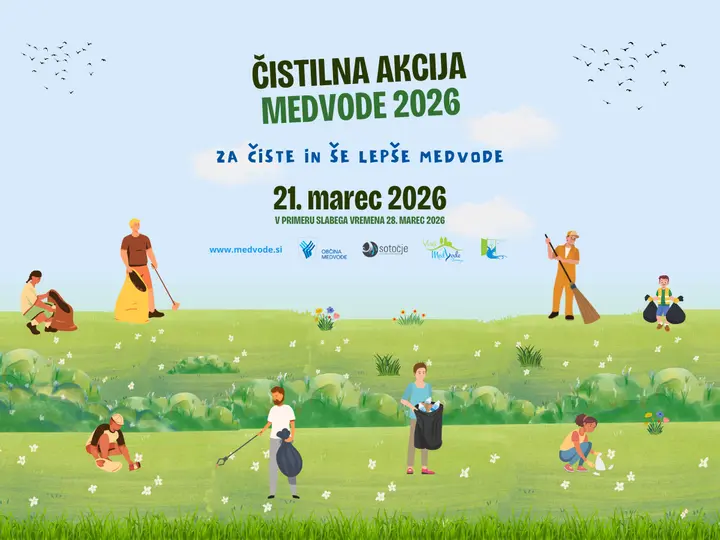 Očistimo Medvode 2026 - 21. marec 2026