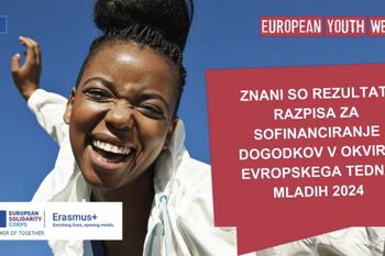 Uspešni na razpisu za sofinanciranje dogodkov v okviru tedna mladih Uspešni na razpisu za sofinanciranje dogodkov v okviru tedna mladih
