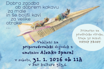 Pripovedovalski dogodek z ilustratorko Alenko Spacal