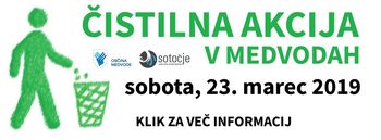 Čistilna akcija v Medvodah