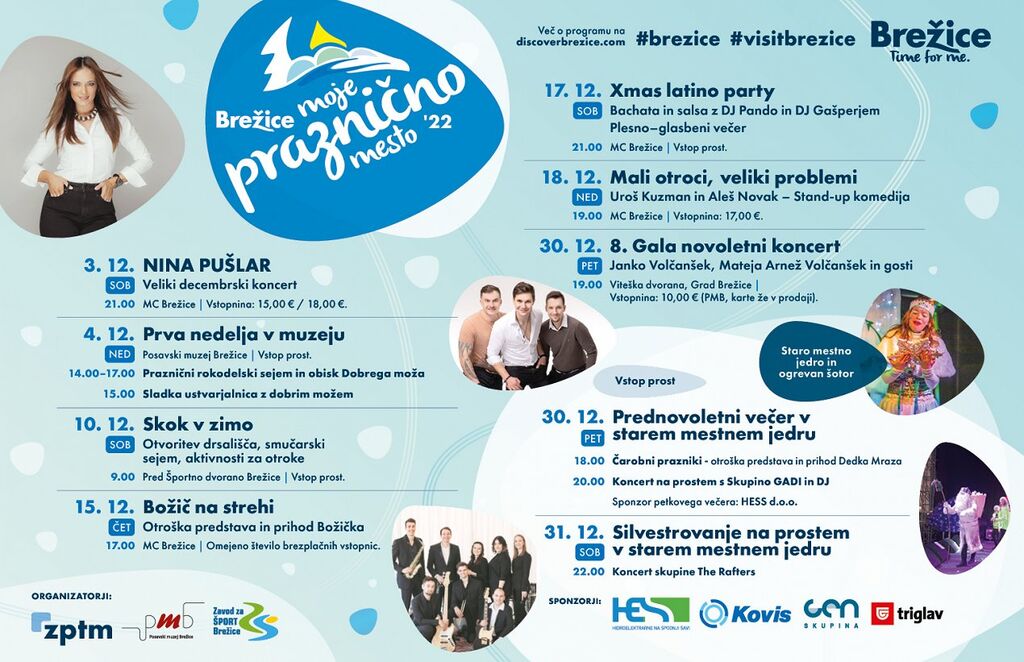 Brežice, moje praznično mesto 2022