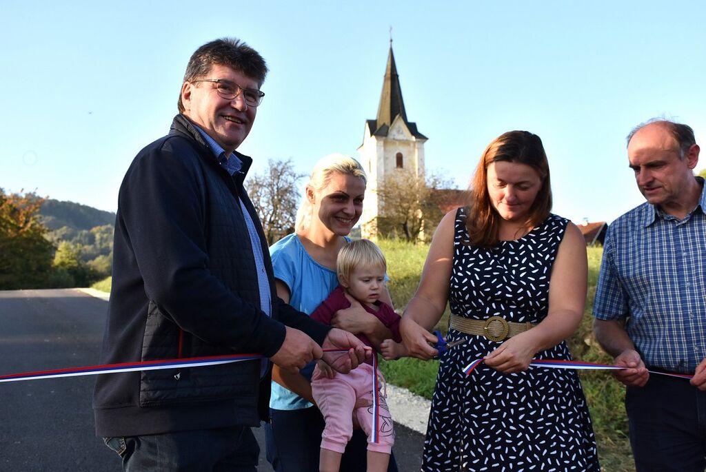 V KS Sromlje namenu predali obnovljen odsek lokalne ceste