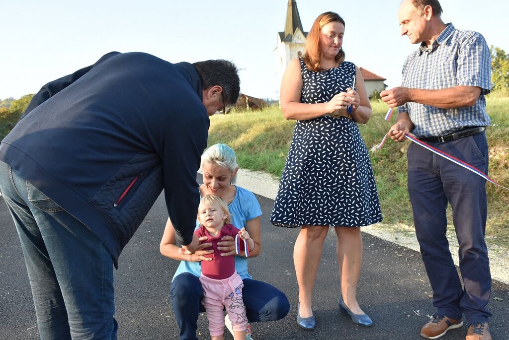 V KS Sromlje namenu predali obnovljen odsek lokalne ceste