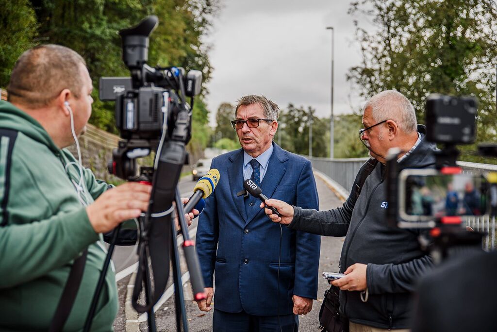 Kolesarska povezava Brežice – Krška vas uradno predana namenu