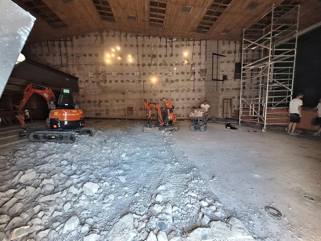 Obnova Doma kulture Brežice je v polnem teku