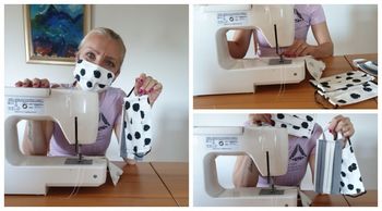 Primer dobre prakse – kako sami naredimo zaščitno masko za obraz