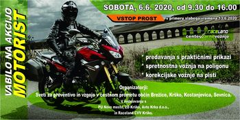 Akcija motorist - sobota, 6. 6. 2020