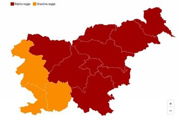 ZAČASNI UKREPI V RDEČIH REGIJAH