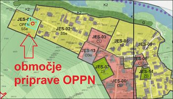 Javna razgrnitev OPPN za enostanovanjsko gradnjo na Jesenicah na Dolenjskem