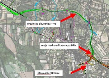 Župan s predstavniki civilne iniciative glede poteka načrtovane ceste skozi naselje Brezina
