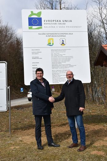 Na terenu so stekla dela projekta Hidravlične izboljšave vodovodnega sistema v brežiški in bistriški občini