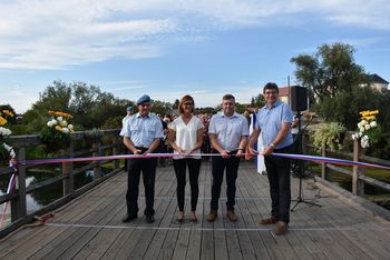 Svečano odprtje lesenega mostu in obeležitev krajevnega praznika v Cerkljah ob Krki