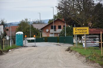 Obvestilo o popolni zapori Cerklje ob Krki - Črešnjice