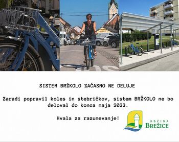 Sistem Bržkolo začasno ne deluje