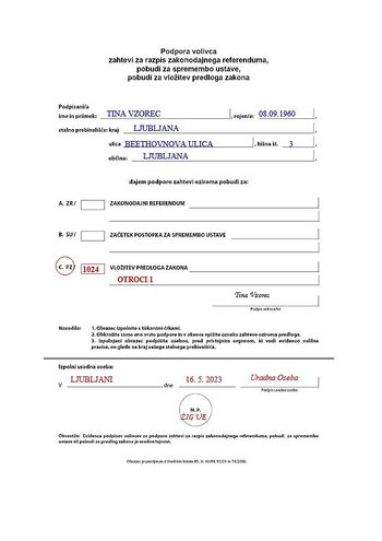 Začetek zbiranja podpisov za zakonske spremembe pri reševanju problematike otrok iz težavnih socialnih okolij