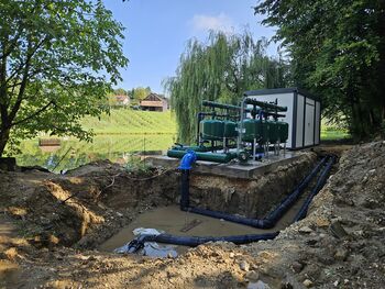 Obnova namakalnega sistema Arnovo selo se bliža h koncu