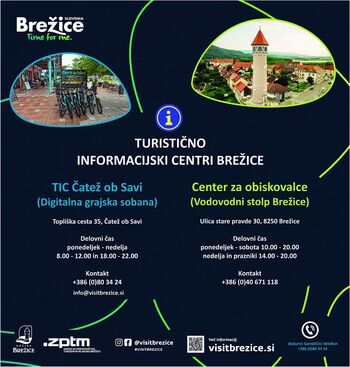 Turistična informacijska centra Brežice in Čatež ob Savi