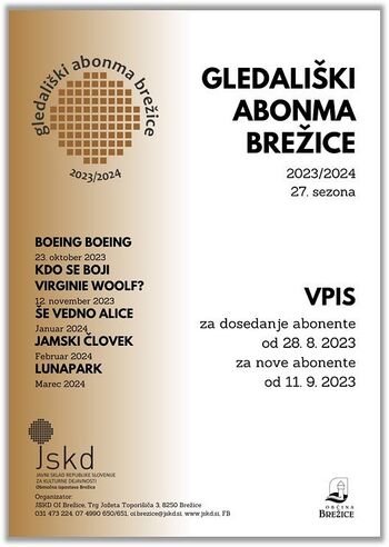 Gledališki abonma Brežice vabi k vpisu v novo sezono – 2023/2024 Gledališki abonma Brežice vabi k vpisu v novo sezono – 2023/2024